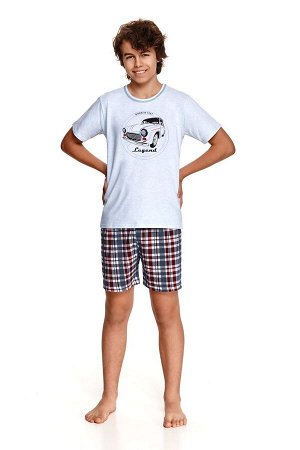 1111 SS21 DAMIAN Пижама подростковая с шортами для мальчиков