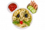 Менажница 19*17,5*3 см &quot;Мышка&quot; цельная 3 секции