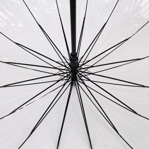 Зонт трость Zemsa 942 прозрачный