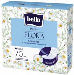 Прокладки ежедневные Bella Flora Camomile, 70 шт./уп. (с экстрактом ромашки)