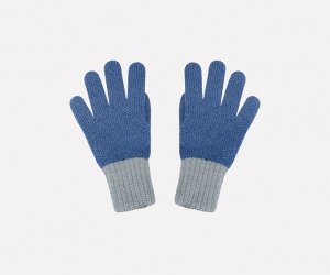 Перчатки для мальчика Crockid К 109 темный джинс, серый
