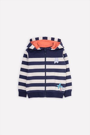Куртка для мальчика Crockid КР 301228 глубокий синий, полоска к280