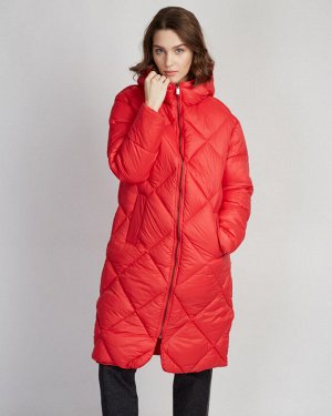 Пальто утепленное жен. (171654) рубин