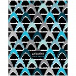 Дневник 1-4 кл. 48л. (твердый) &quot;Shark pattern&quot;, глянцевая ламинация
