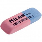 Ластик Milan &quot;840&quot;, скошенный, комбинированный, натуральный каучук, 52*19*8мм