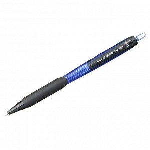 Ручка шариковая автоматическая Uni "Jetstream SXN-101-05" синяя, 0,5 мм, грип