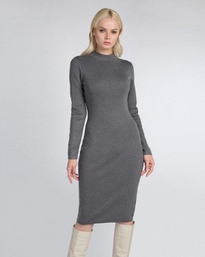 Платье жен. (002036)серый меланж