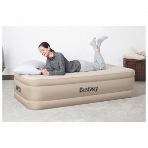 Кровать надувная Twin, 191 x 97 x 46 см, со встроенным электронасосом, 69048 Bestway