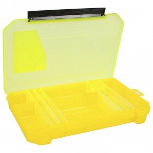 Коробка для приманок КДП-4, цвет жёлтый, 340 * 215 * 50 мм