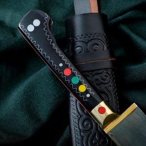 Нож Пчак Шархон - рукоять текстолит, клинок 17см