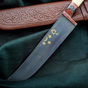 Нож Пчак Шархон - рукоять кость, клинок 15см