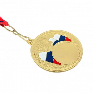Медаль под нанесение, цвет золотой, d=5 см