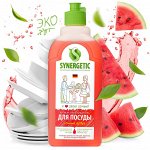 Синергетик Антибак. гель для мытья посуды и фруктов 0.5л Арбуз