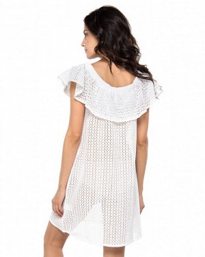 Платье пляжное жен. (000000) кипенно-белый
