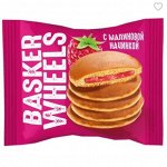 «Basker Wheels», pancake с малиновой начинкой, 36 г