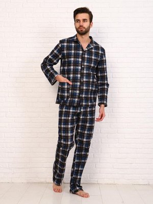 Пижама мужская,модель203,фланель (48 размер, Мишель, вид 3)