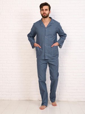 Пижама мужская,модель203,фланель (48 размер, Виши, вид 3)