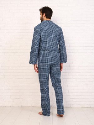 Пижама мужская,модель203,фланель (48 размер, Виши, вид 3)