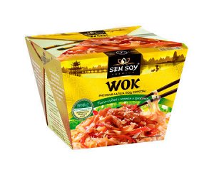 СЭНСОЙ Рисовая лапша под китайским соусом WOK 125г