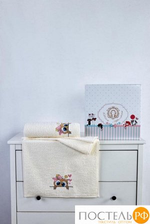 Набор детских полотенец Exclusive - Sova Day (50x90+70x140) хлопок 100% в подарочной коробке