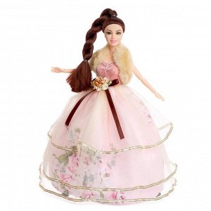 Кукла-модель шарнирная «Амели» в пышном платье с аксессуарами, МИКС