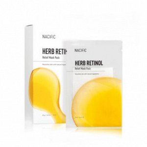 Nacific Питательная тканевая мсака Herb Retinol Relief Mask Pack, 30мл