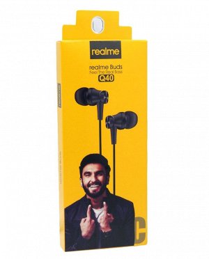 Наушники с микрофоном REALME Q40 (черный)