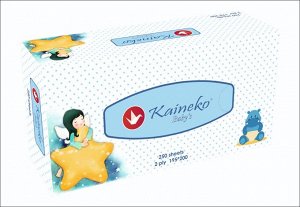 Kaineko Салфетки бумажные КАЙНЕКО ДЕТСКИЕ 2-х сл., 250шт., 1шт