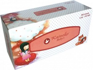 Kaineko Салфетки бумажные КАЙНЕКО ДЕТСКИЕ 2-х сл., 250шт., 1шт