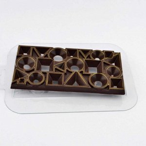 Форма для шоколада «Плитка насквозь»