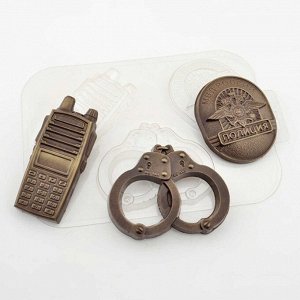 Форма для шоколада «Полиция»