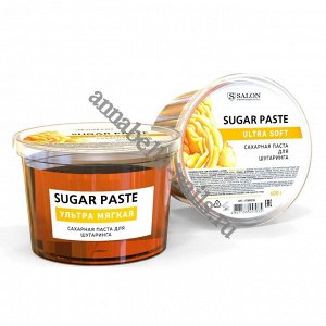Сахарная паста для шугаринга SALON ULTRA SOFT (ультра-мягкая), 600г