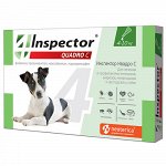 Inspector Quadro Капли противопаразитарные д/соб 4-10кг 1пипет. (1/40)