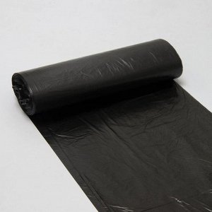 Мешки для мусора «Стандарт», 60 л, 5 мкм, 55?68 см, ПНД, 30 шт, цвет чёрный