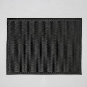 Коврик придверный резиновый Bl?b?r «Классик», 40x50 см, цвет чёрный