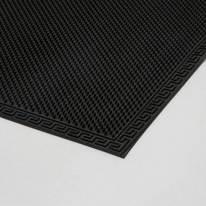 Коврик придверный резиновый Bl?b?r «Классик», 40x50 см, цвет чёрный