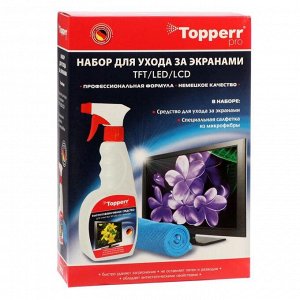 Набор Тopperr для ухода за экранами TFT, LED, LCD, 2 шт.