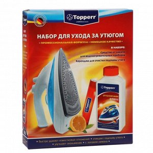 Набор для ухода за утюгом Topperr 2 предмета: ср-во+чист.карандаш