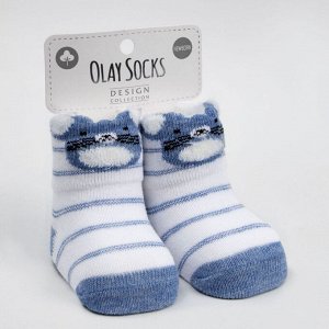 Носки Olay для новорожденных Цвет: белый полосочки