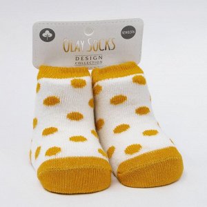 Носки Olay для новорожденных Цвет: горчичный горох