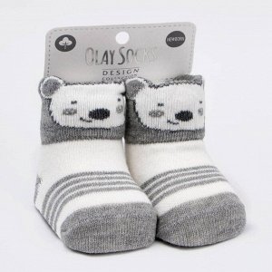 Носки Olay для новорожденных Цвет: серый зайка