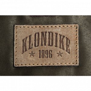 Несессер KLONDIKE Blake, винтажная кожа в коричневом цвете, 22?28?7,5 см