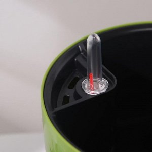 Горшок с автополивом Техоснастка «Комфорт», 5,5 л (вставка 4,5 л), цвет оливковый