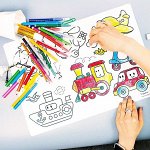Многоразовые коврики-раскраски для детей и взрослых
