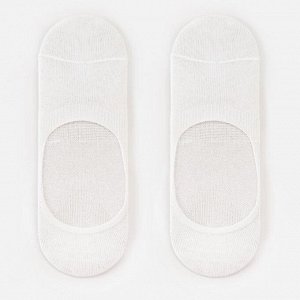 Носки-невидимки женские, цвет белый, размер 23-25 (36-40)