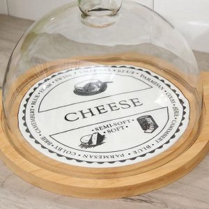 Блюдо для сыра «Эстет», 31,5x23x18 см, с крышкой