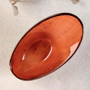 Соусник «Терракот», 12*6,5*5,5 см, цвет оранжевый