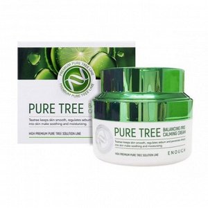 Enough Успокаивающий крем для лица с экстрактом чайного дерева  Pure Tree Balancing Pro Calming Cream