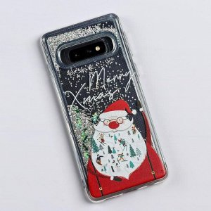Чехол - шейкер для телефона Samsung S10 «Дед Мороз», 7,04 х 15,0 см