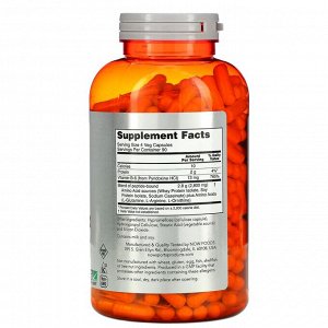 Now Foods, Sports, Amino Complete, аминокислотный комплекс, 360 растительных капсул